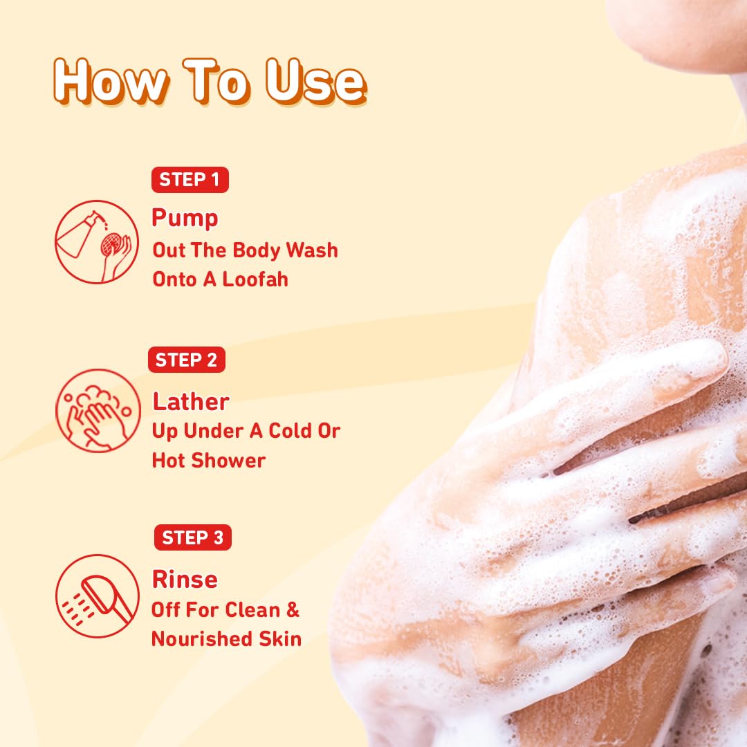 Plum BodyLovin’ Caramel Popcorn Body Wash | SLS-Free Body Wash For Women | Long Lasting Warm Caramel Fragrance | Aloe-Infused Nourishing Body Cleanser For Soft & Smooth Skin (240 ml)