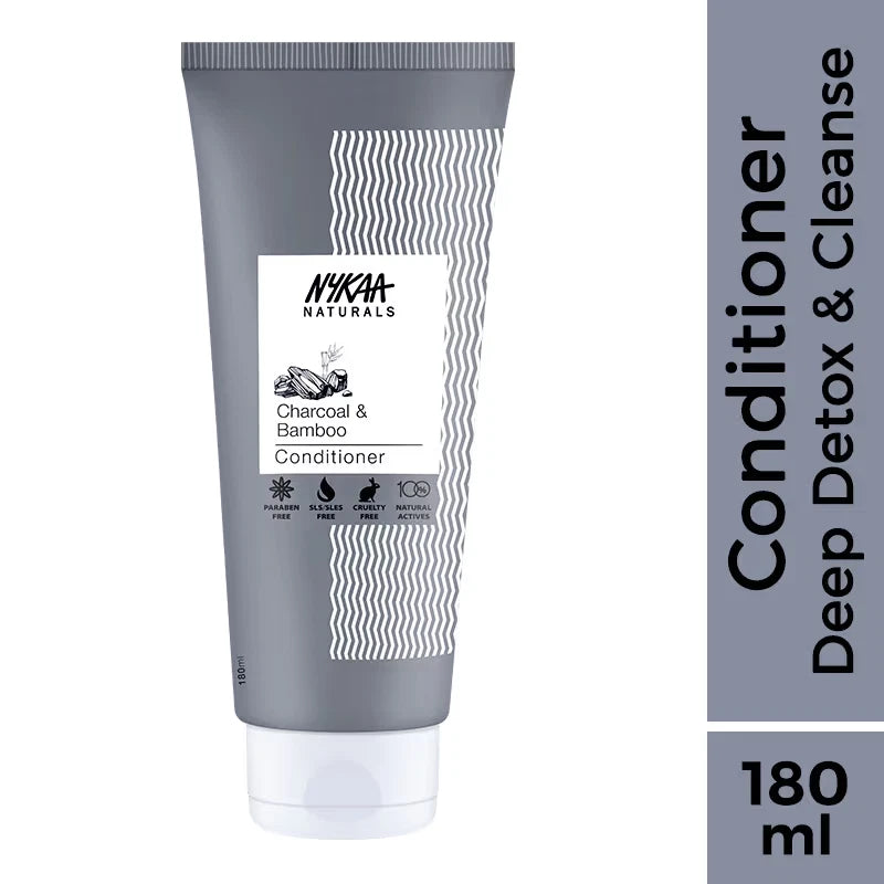 Nykaa Naturals Charcoal & Bamboo Deep Detox & Cleansing Conditioner