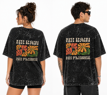 Unisex Acid Washed Oversized Tee