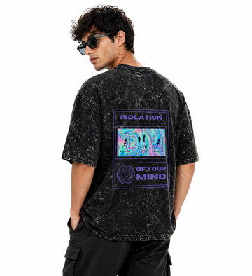 Unisex Acid Washed Oversized Tee