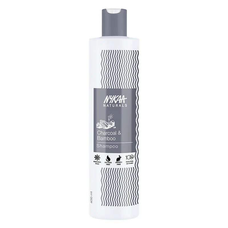 Nykaa Naturals Scalp Purifying -Free Shampoo With Charcoal, Bamboo & Neem – 200 ml
